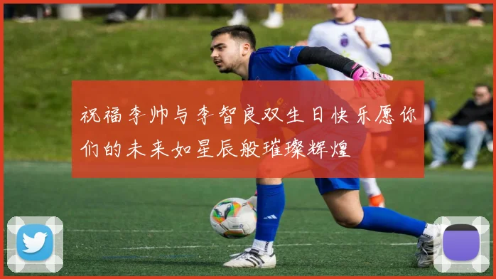 祝福李帅与李智良双生日快乐愿你们的未来如星辰般璀璨辉煌